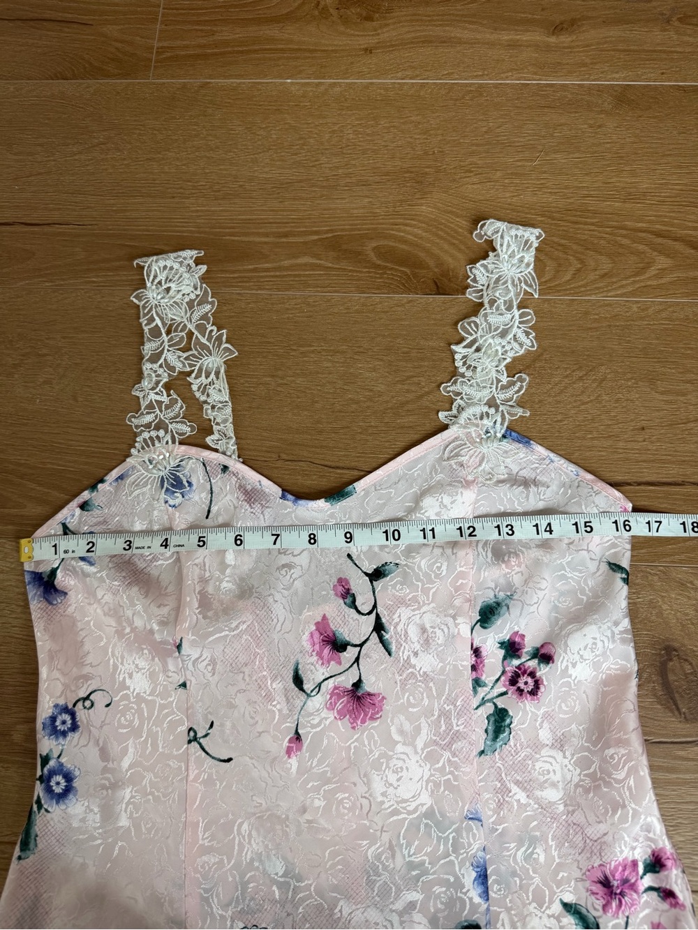 90s/Y2K floral romantic mini dress dress - Picture 3 of 6